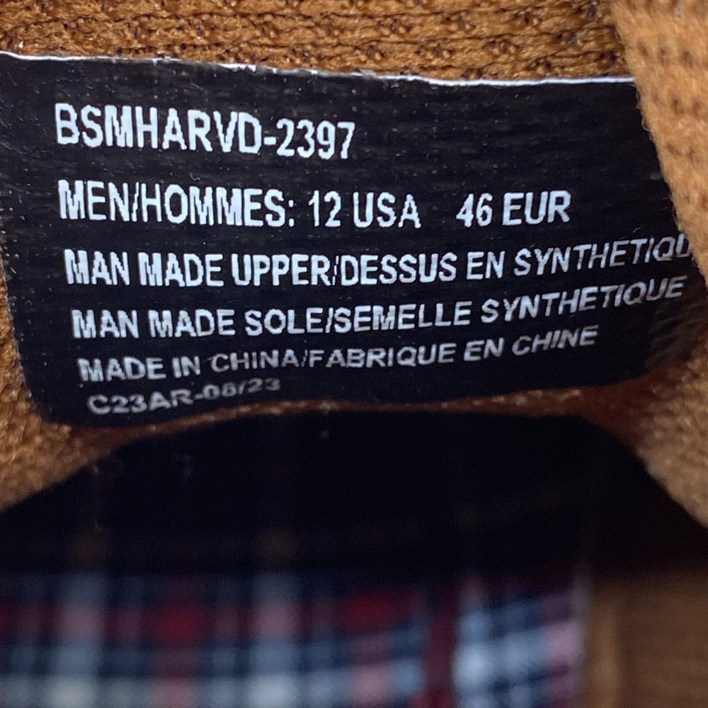 Ben Sherman Harvey High Top Sneakers Men's Size 12 Honey Brown Bsmharvd-2397 View 2
